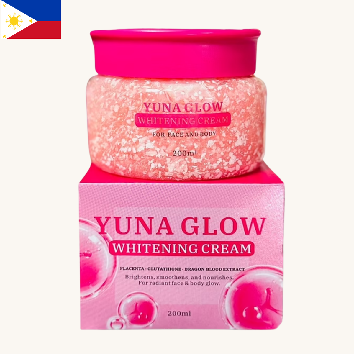 BMRS - Yuna Glow Whitening Cream (200ml)