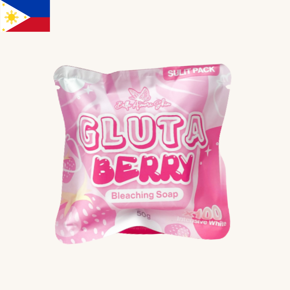 Bella Amore Skin - Gluta Berry Bleaching Soap (50g)