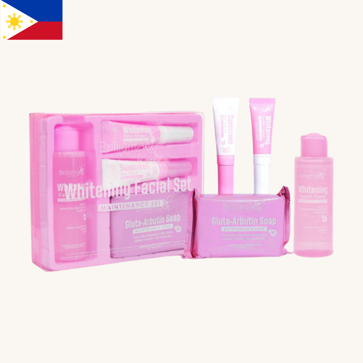 Brilliant Skin - Whitening Facial Set Maintenance Set