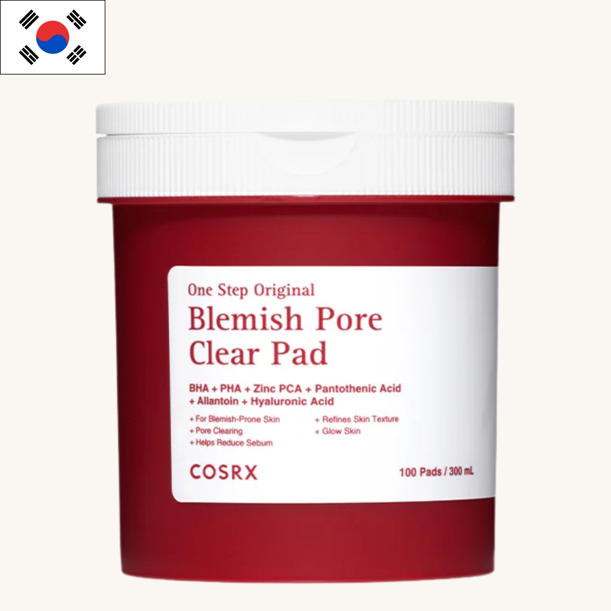 COSRX - One Step Original Blemish Pore Clear Pad 100 pads (300ml)