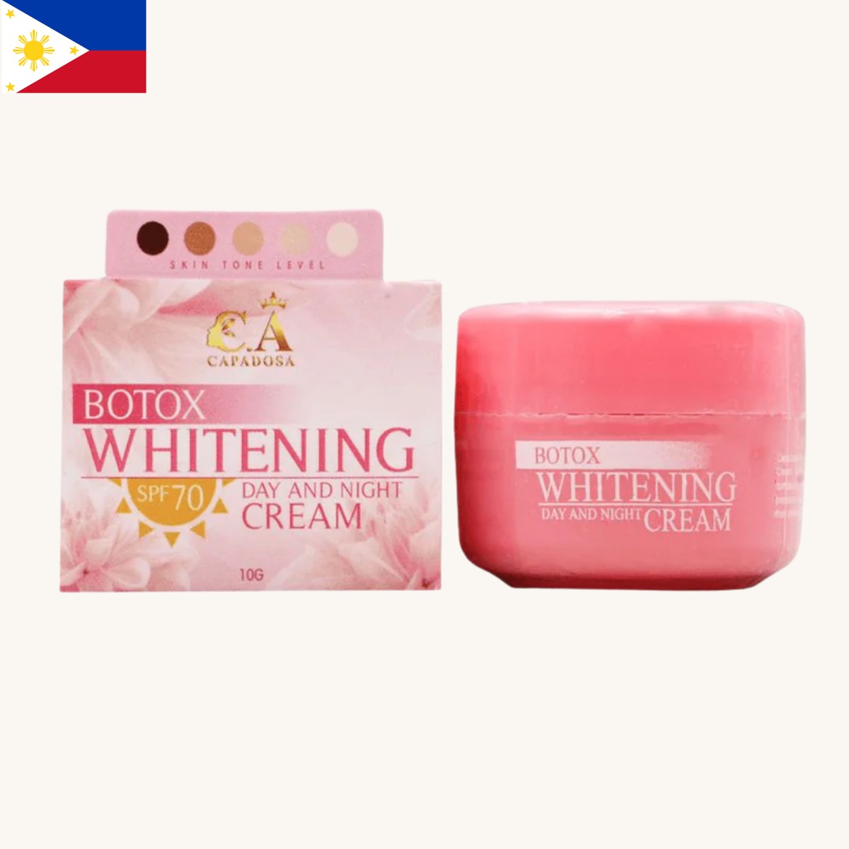 Capadosa - Botox Whitening Day and Night Cream (10g)