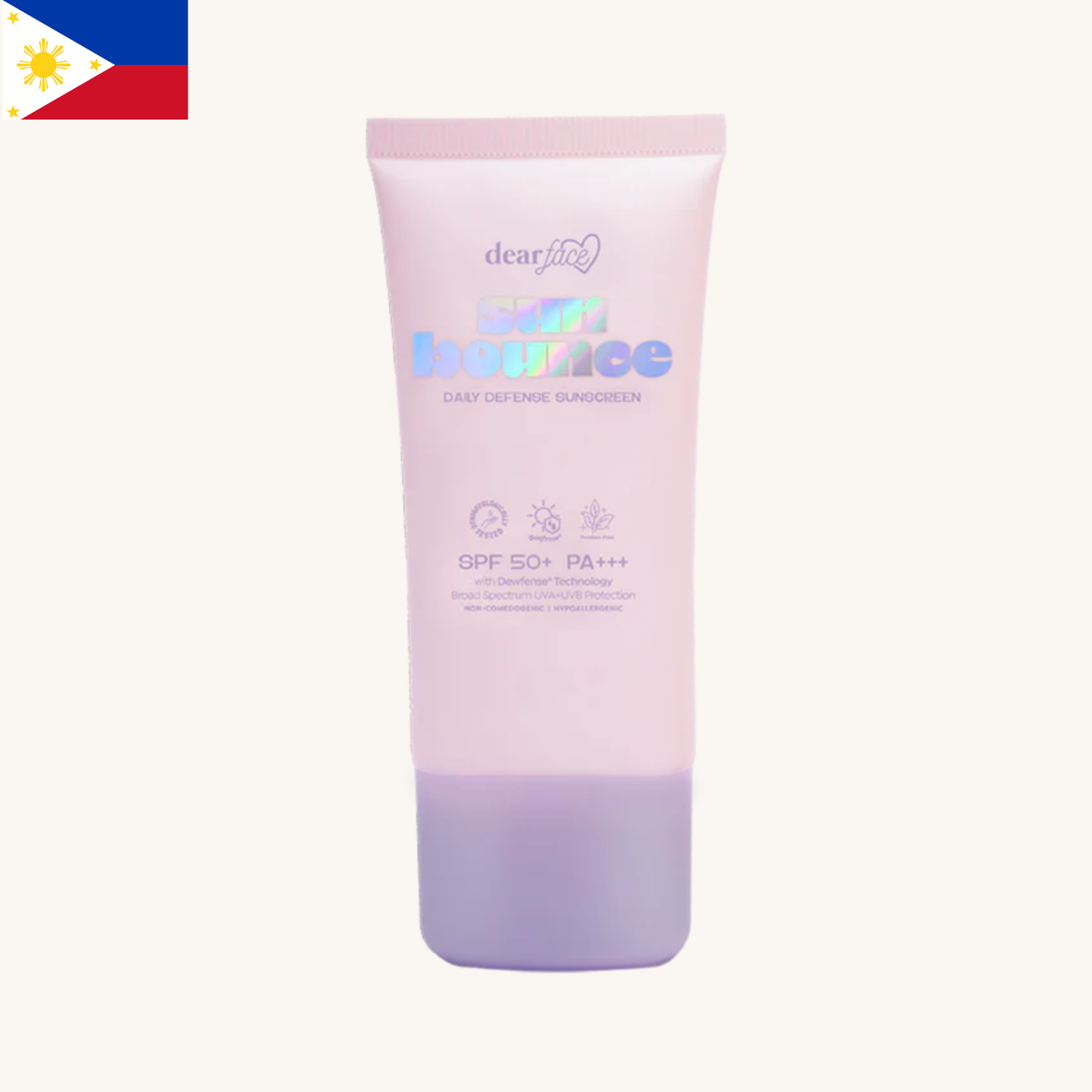 Dear Face - Sun Bounce Daily Defense Sunscreen SPF50+ PA+++ (50g)