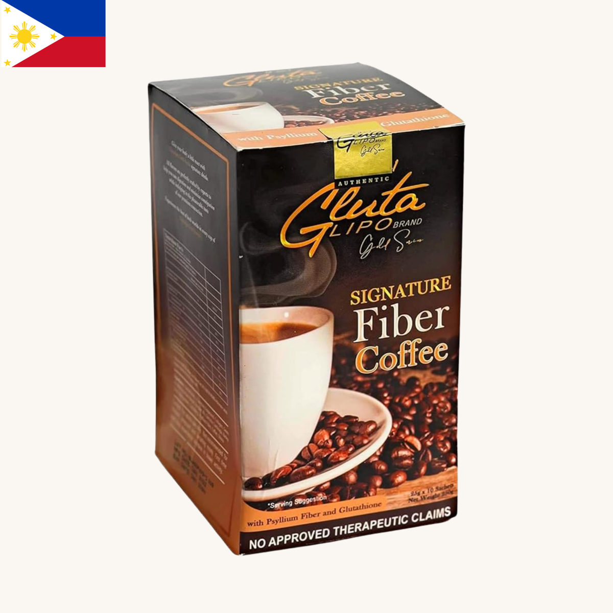 Gluta Lipo - Gold Series Fiber Coffee (10 x 25g)