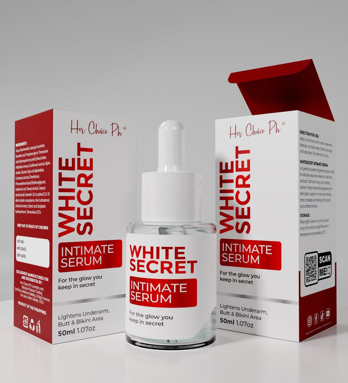 Her Choice PH - White Secret Intimate Serum (50ml)