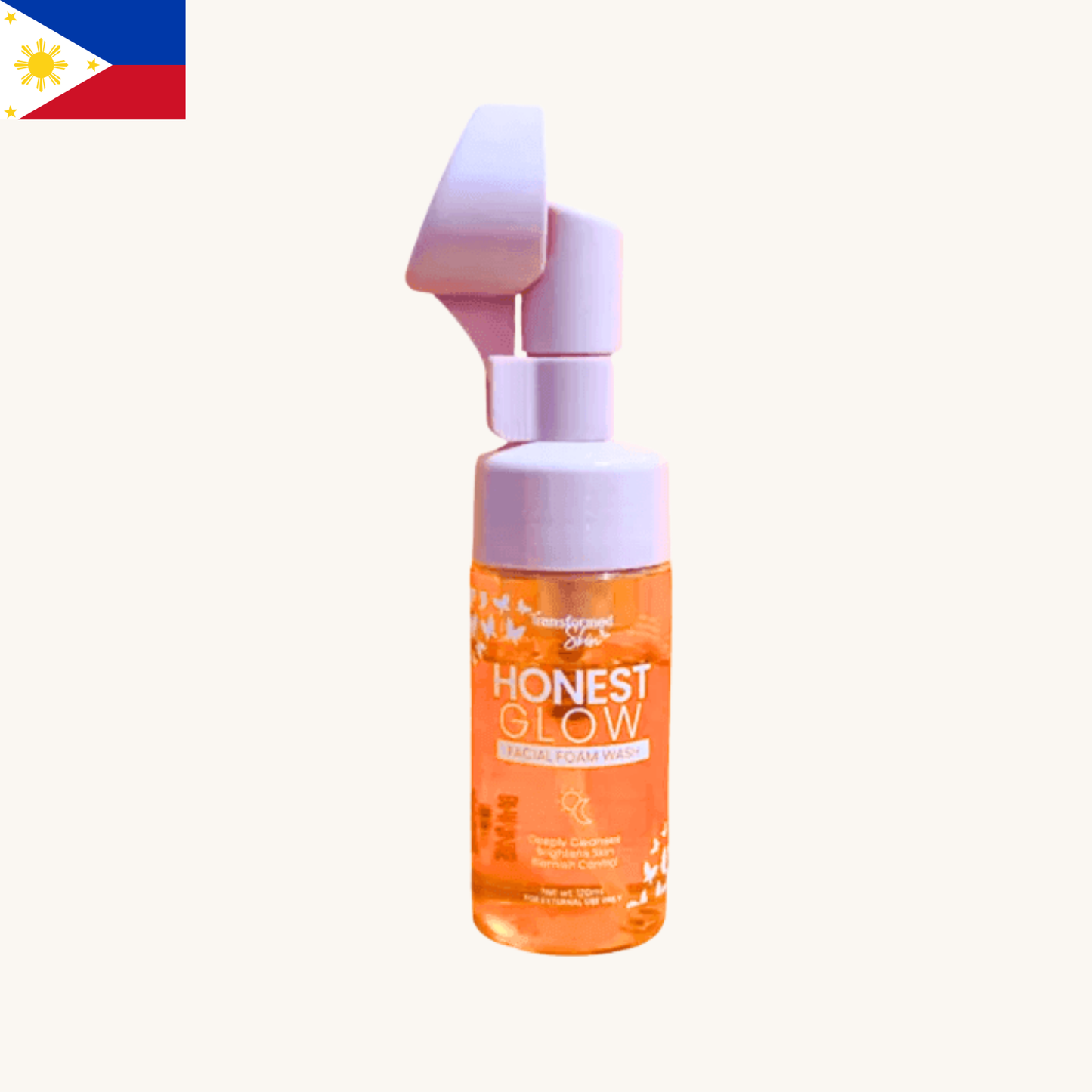 Honest Glow - Papaya Facial Foam Wash (120ml)