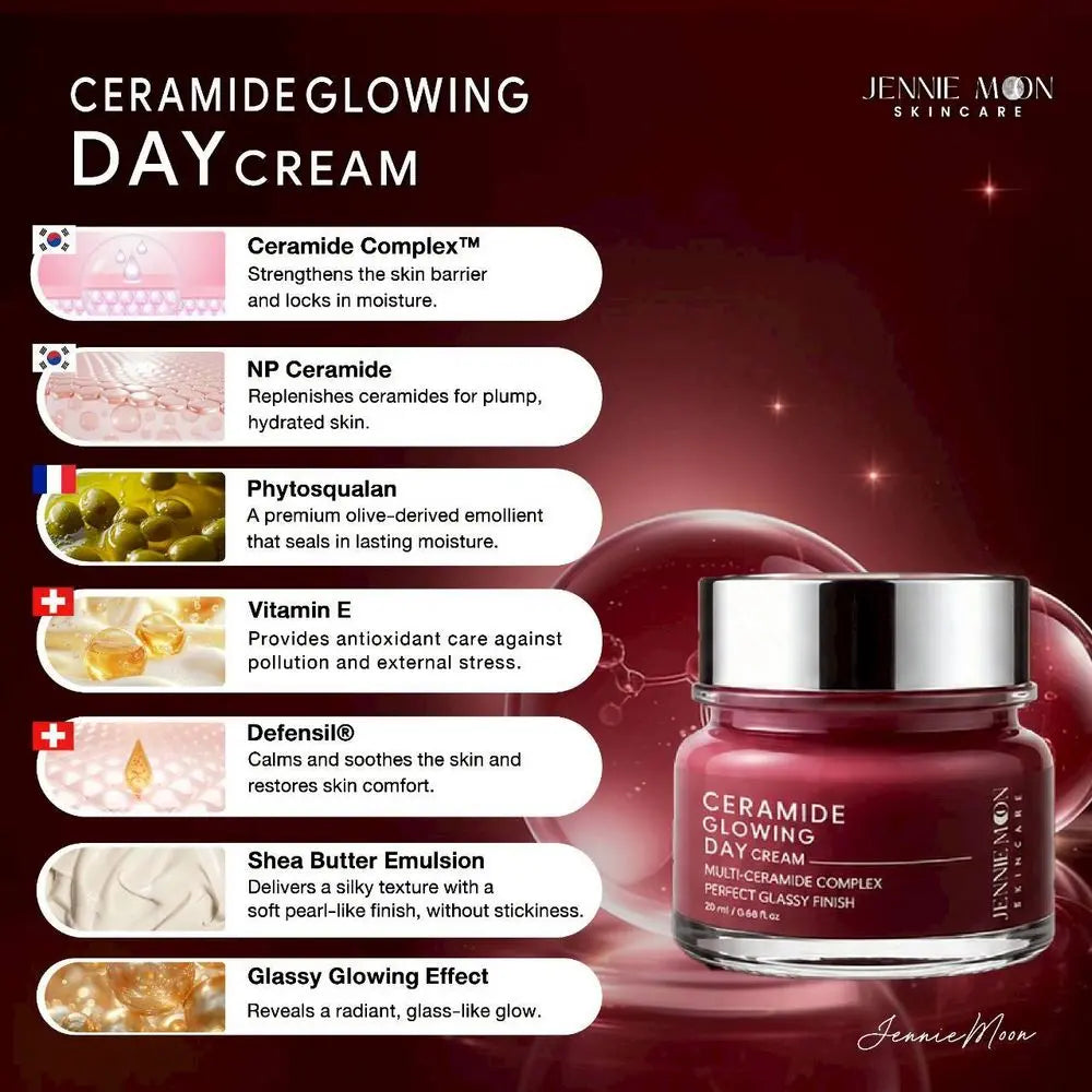 Jennie Moon – Ceramide Glowing Day Face Cream (20ml)