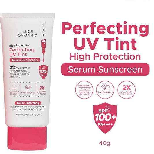 Luxe Organix - Perfecting UV Tint Serum Sunscreen SPF100+ PA ++++ (40g)