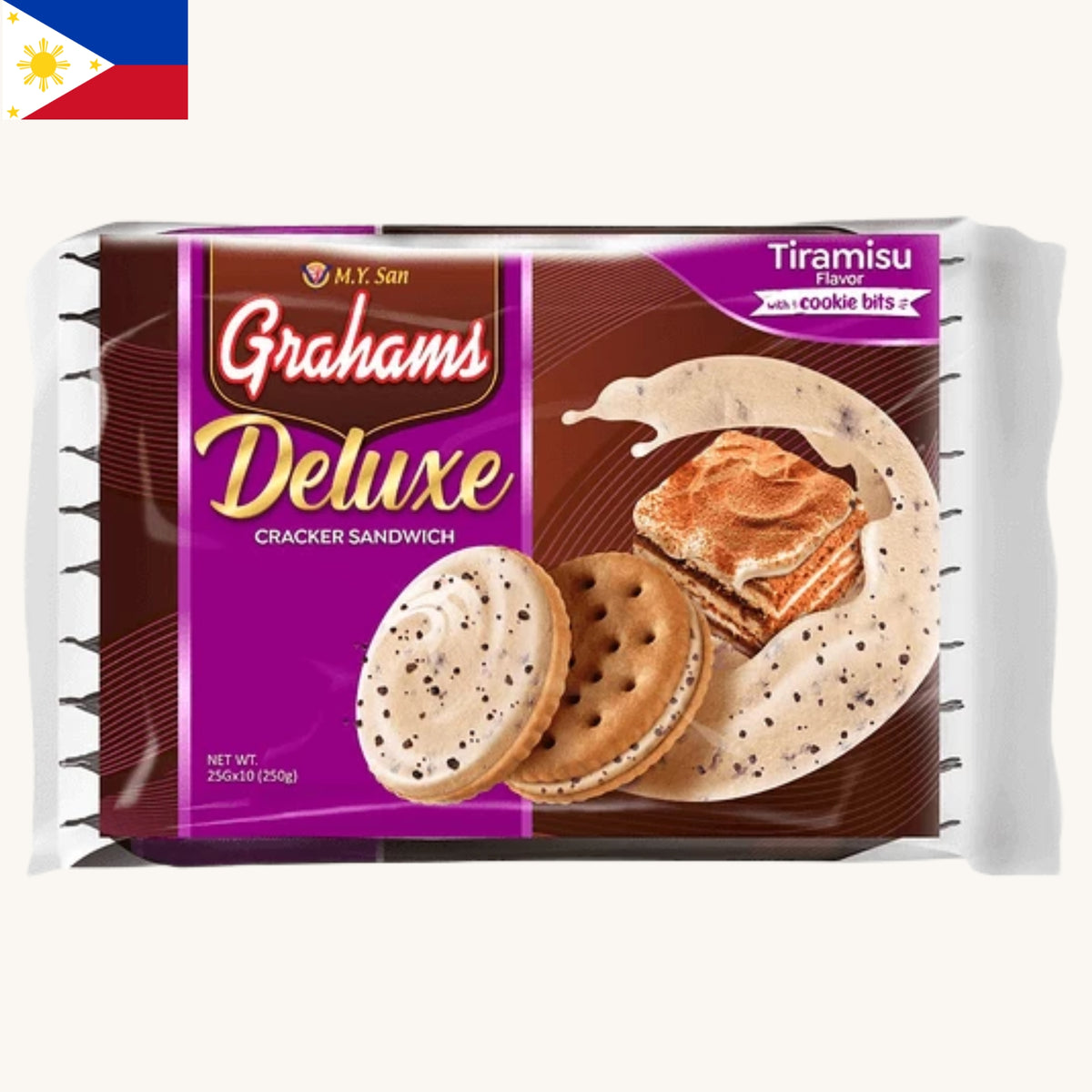 M.Y. San - Grahams Deluxe Tiramisu (25g x 10)