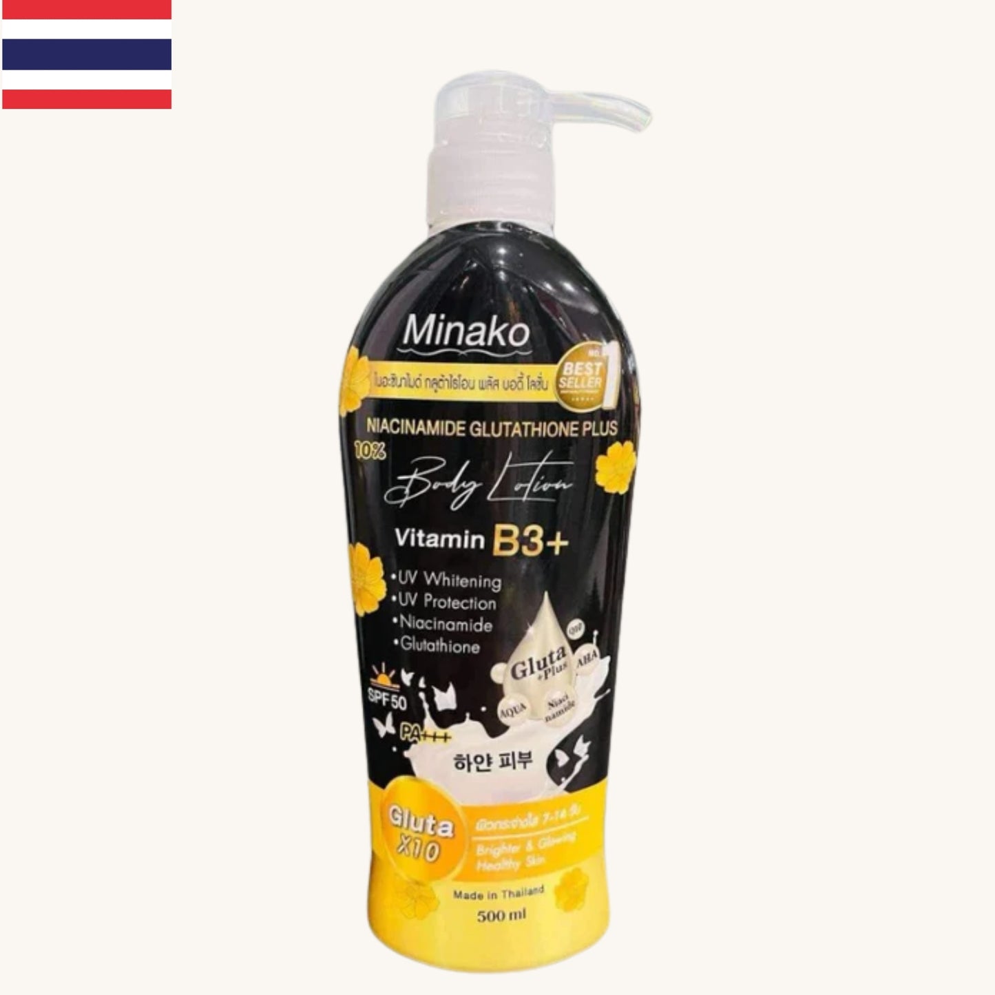 Minako - Niacinamide Glutathione SPF50 PA+++ (500ml)