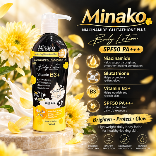 Minako - Niacinamide Glutathione SPF50 PA+++ (500ml)