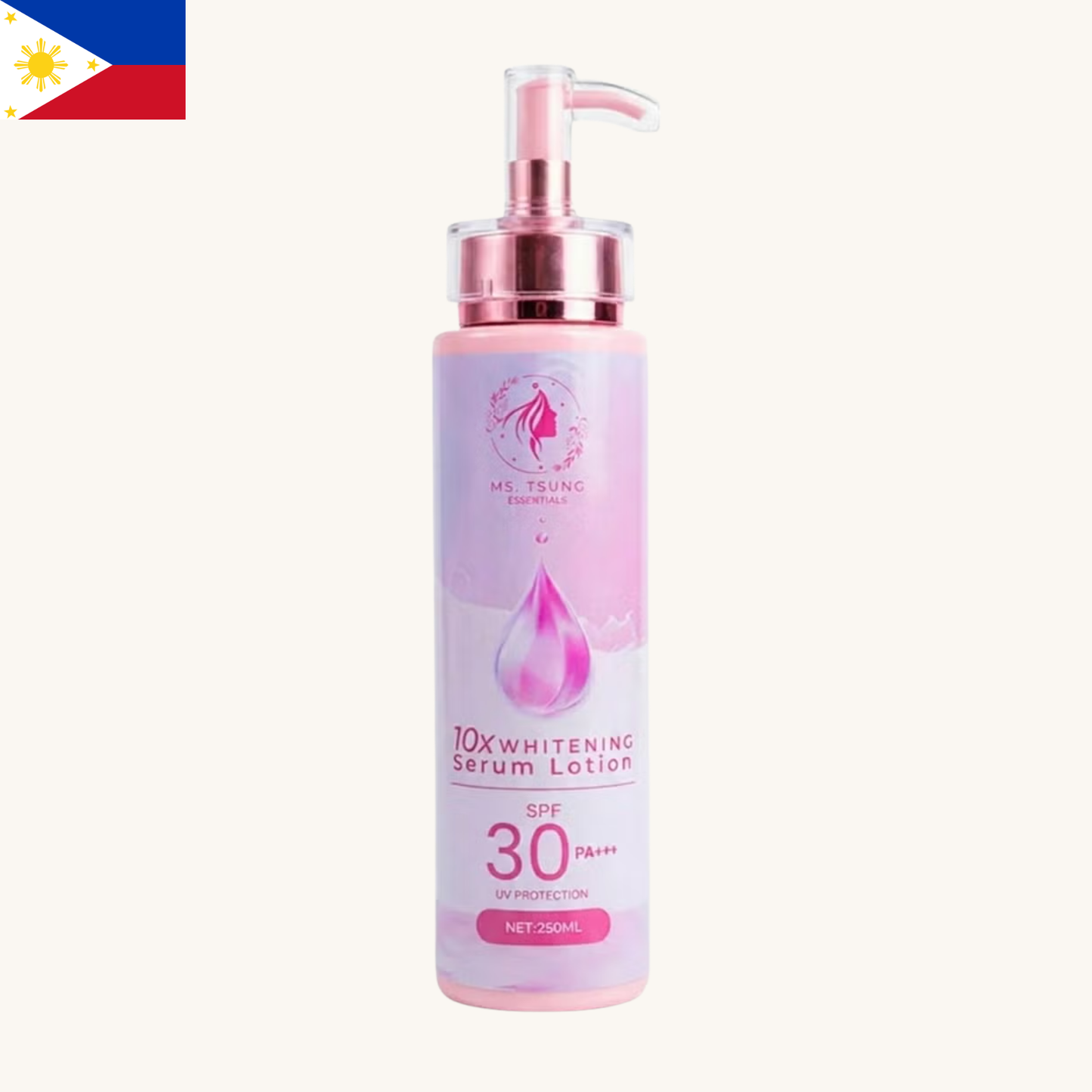 Ms. Tsung Essentials - 10x Whitening Serum Lotion SPF30 PA+++ (250ml)