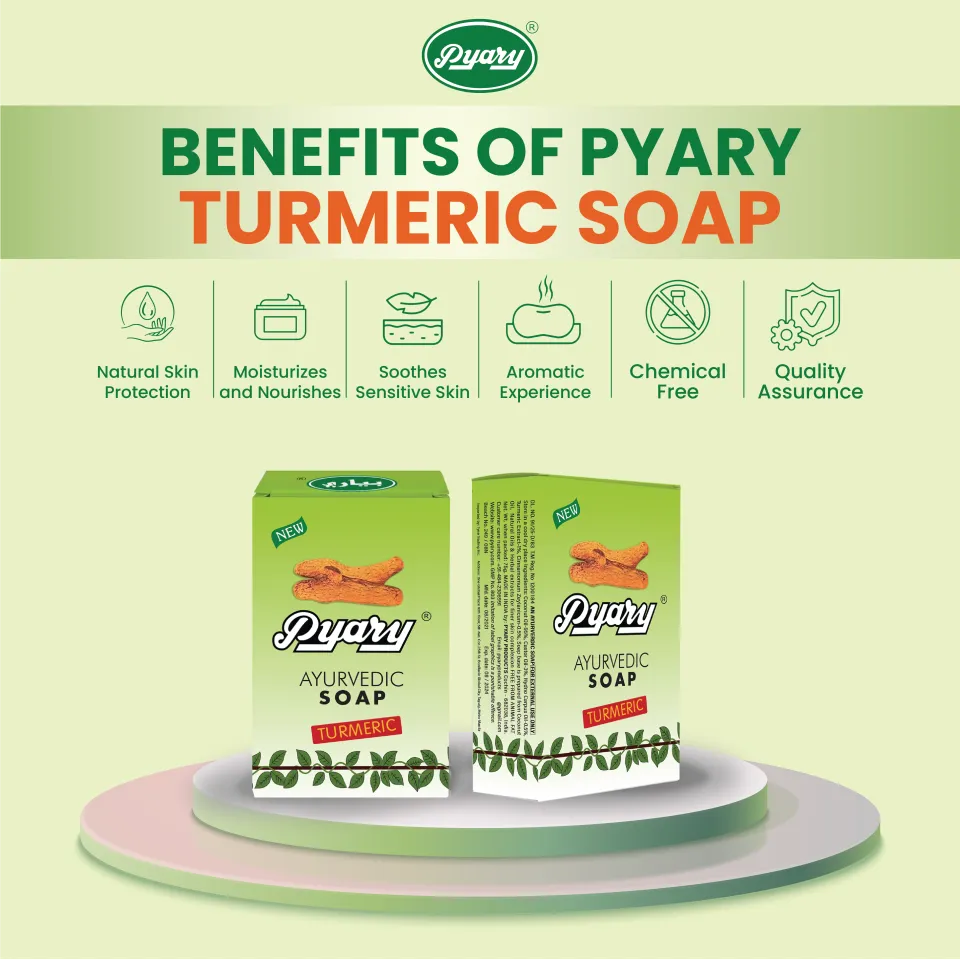 Pyary - Turmeric Ayurvedic Soap (75g)