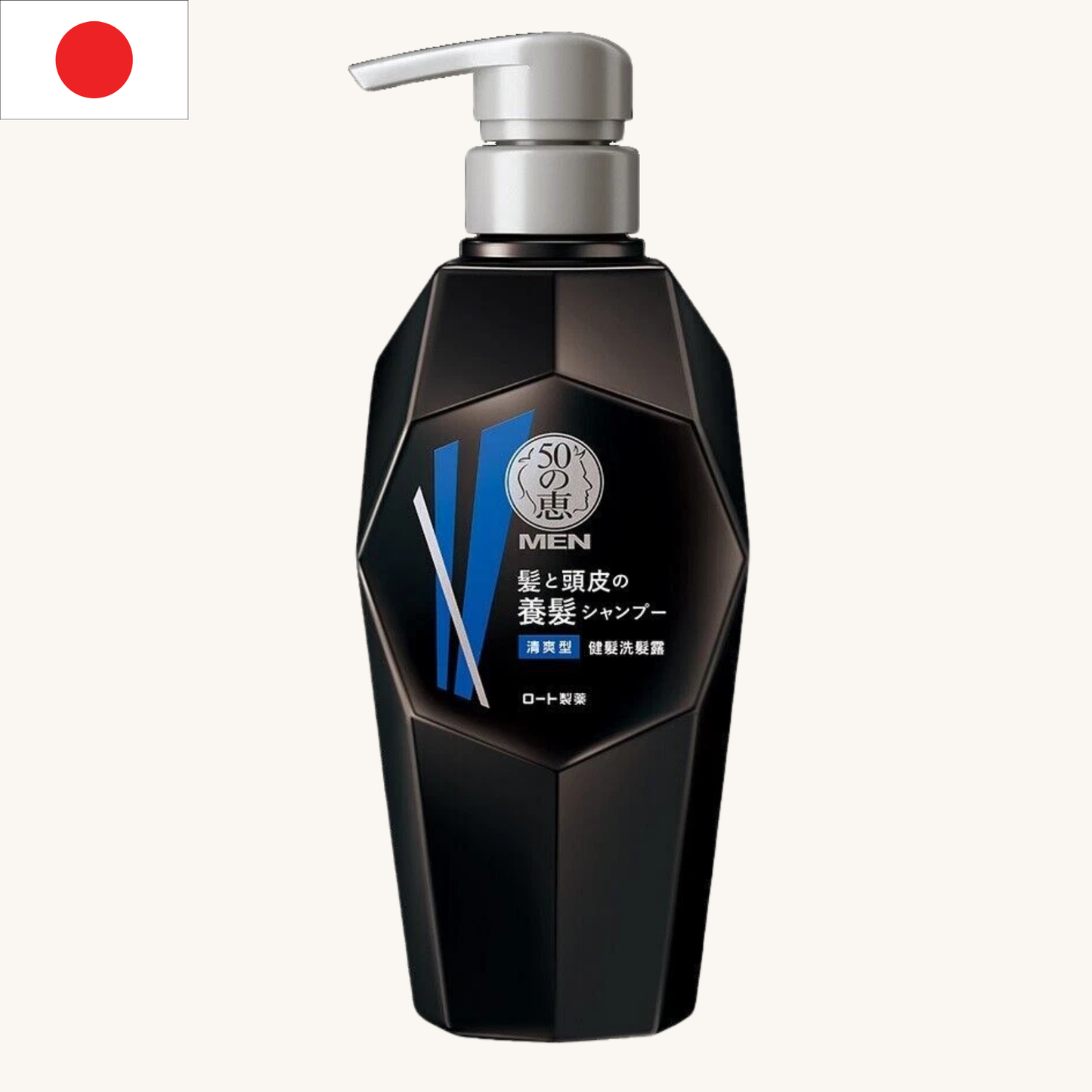 Rohto Mentholatum - 50 Megumi Men Anti Hair Loss Shampoo Fresh (350ml)