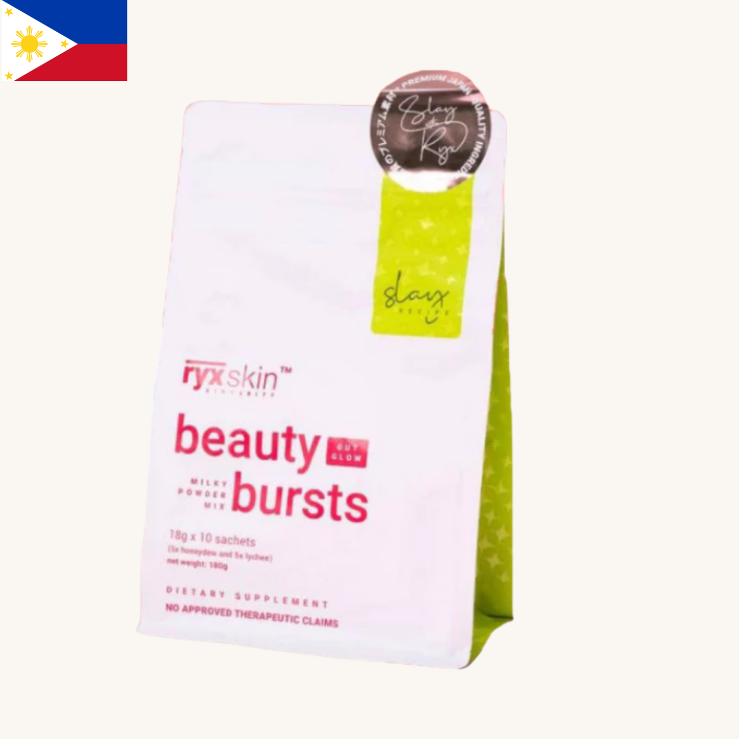 Ryx Skin - Beauty Burst Drinks Gut Glow (10 x 18g)