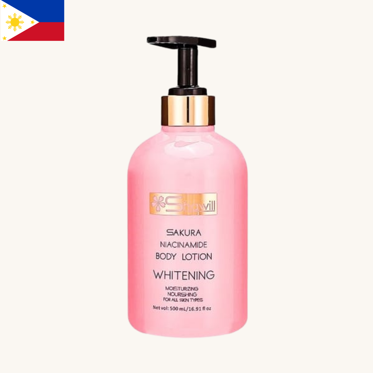 Shawill - Sakura Niacinamide Whitening Body Lotion (500ml)