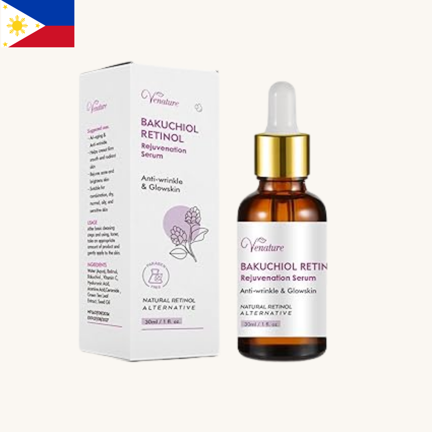 Venature - Bakuchiol Retinol Serum (30ml)