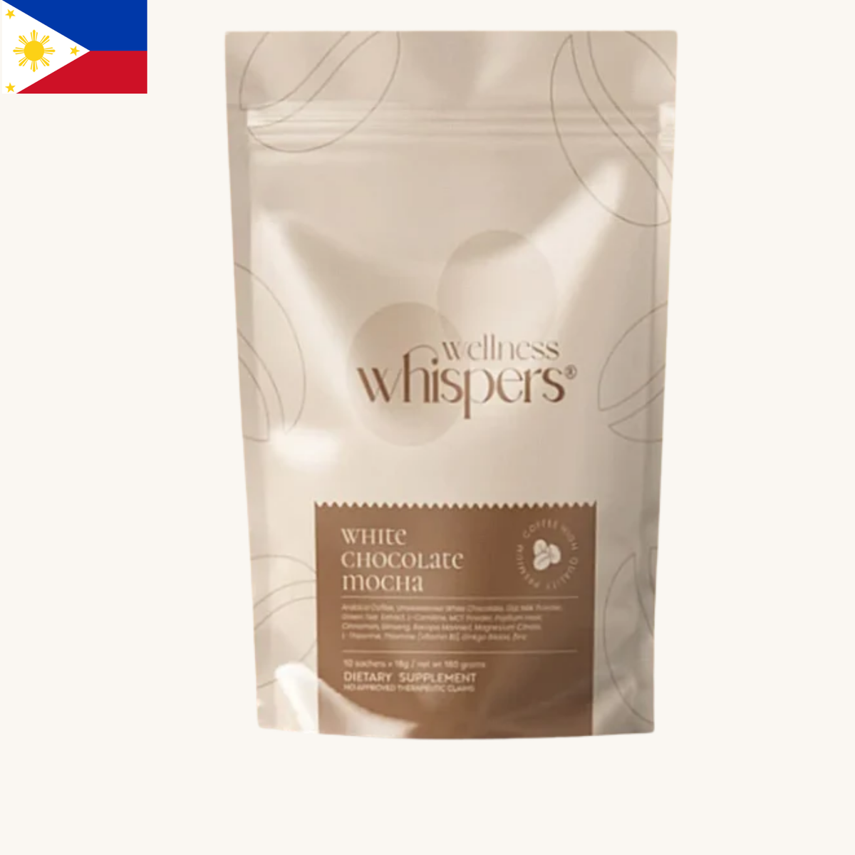 Wellness Whisper - White Chocolate. Mocha (10 x 18g)