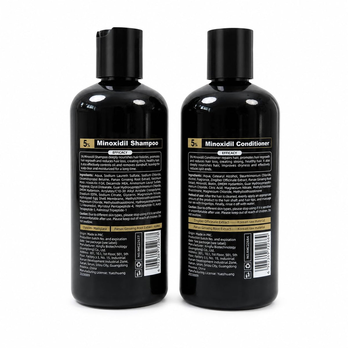 Kormesic - 5% Minoxidil Biotin Shampoo & Conditioner Set