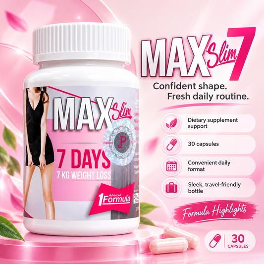 Max - Slim 7 Dietary Supplement Capsules (30Capsules)