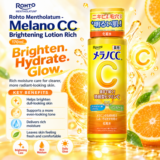 Rohto Mentholatum - Melano CC Brightening Lotion Rich (170ml)