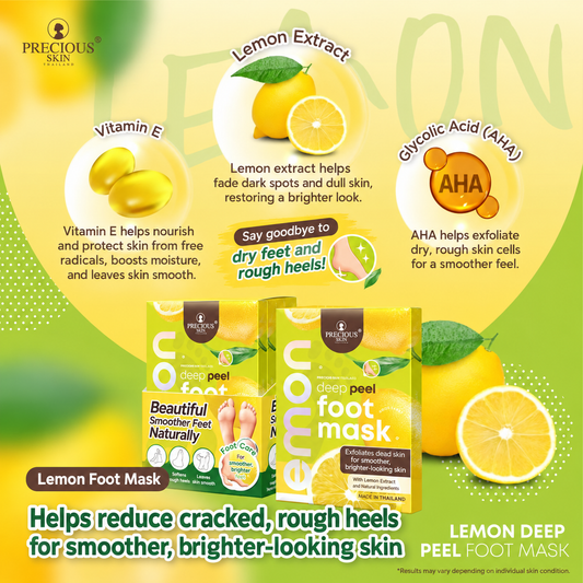 Precious Skin - Deep Peel Lemon Foot Mask (30g)
