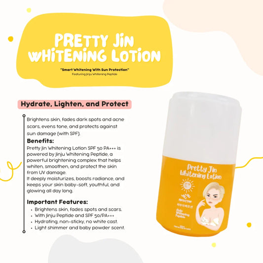 Pretty Jin - Whitening Lotion SPF50 PA+++ (250ml)