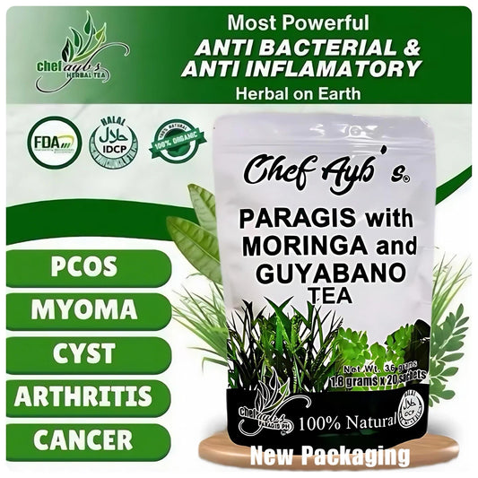 Paragis - Moringa with Guyabano Herbal Tea (20 x 1.8g)