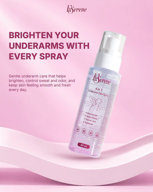 KSerene - 4in1 Underarm Deo Spray (60ml)