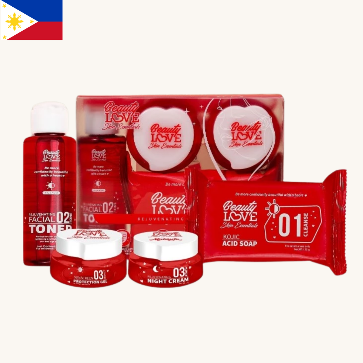 Beauty Love - Rejuvenating Facial Set