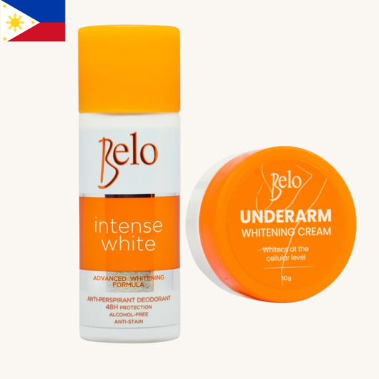 Belo Essentials - Intense White Deodorant (40ml)+ Underarm Cream (10g)