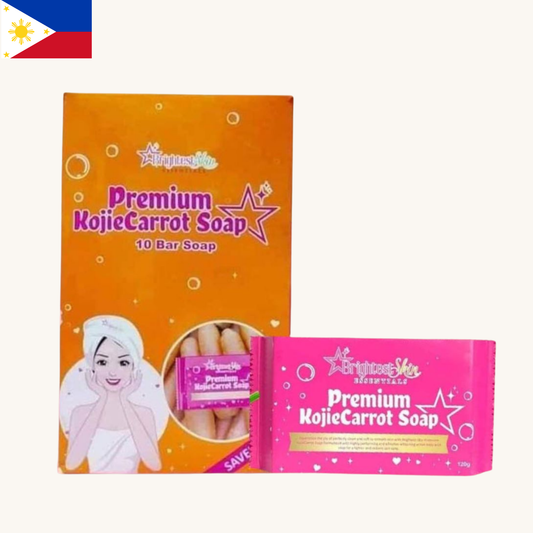Brightest Skin - Premium Kojic Carrot Soap (10x120g)