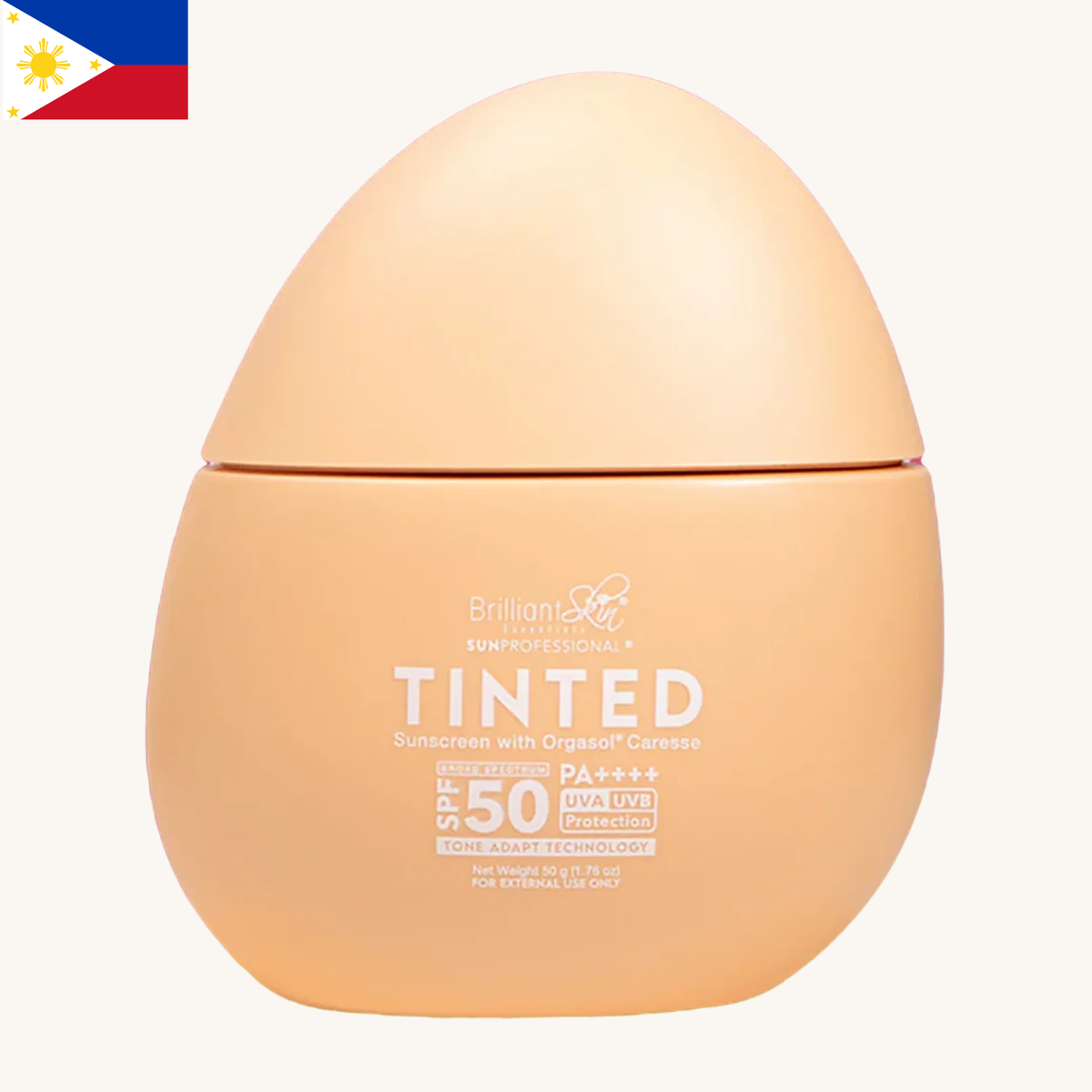 Brilliant Skin - SunProfessional Tinted Sunscreen with Orgasol Caresse SPF50 (50g)