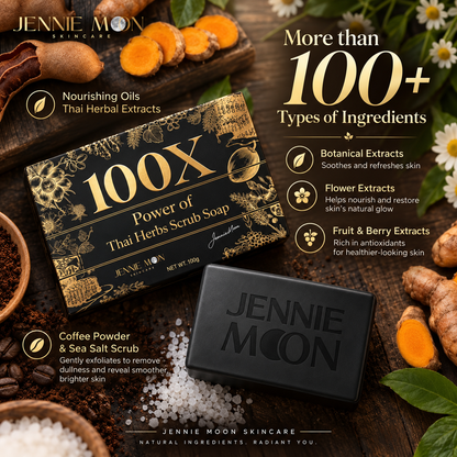 Jennie Moon - 100X Power of Thai Herbs Scrub Soap (100g)