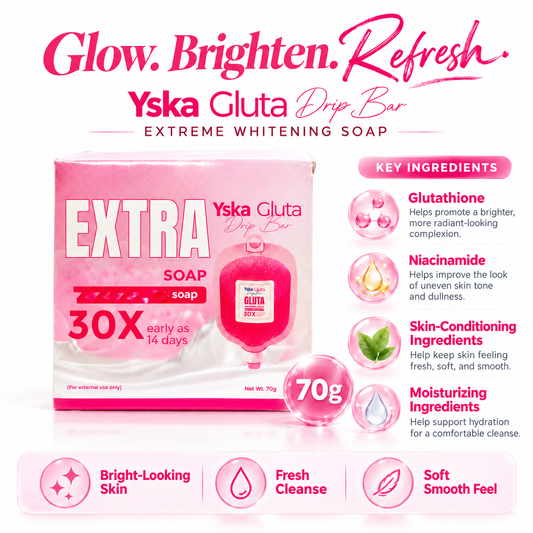 Yska - Gluta Drip Bar Extreme Whitening Soap (70g)