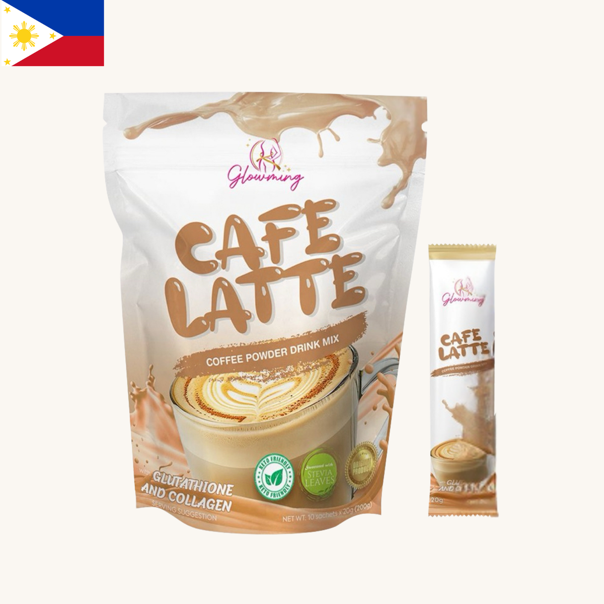 Cris Cosmetics Glam (CC Glam) - Glowming Caffe Latte (200g)