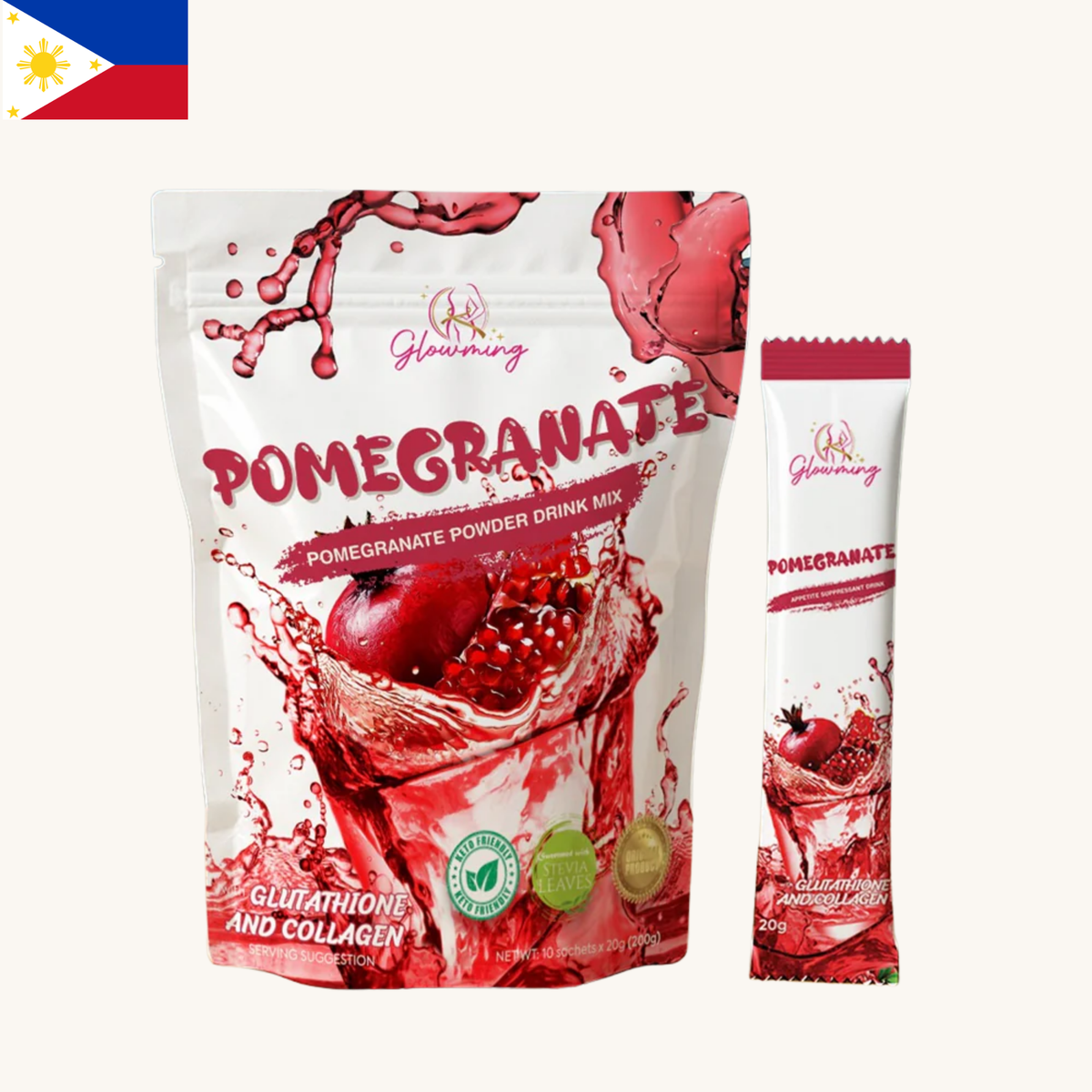 Cris Cosmetics Glam (CC Glam) - Glowming Pomegranate (200g)