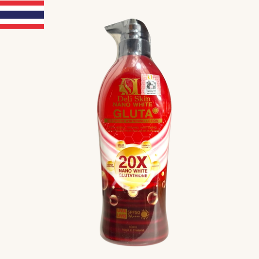 Deli Skin - Nano White Gluta Intensive Whitening Lotion SPF50 PA++++ (500ml)