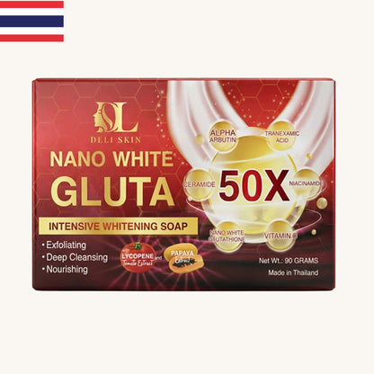 Deli Skin - Nano White Gluta Intensive Whitening Soap (90g)