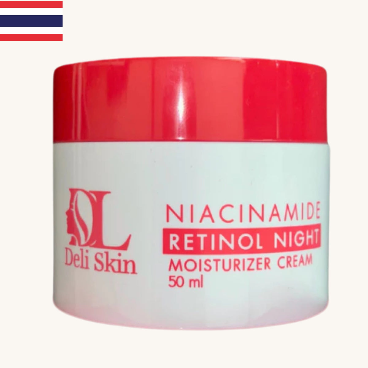 Deli Skin - Niacinamide Retinol Night Moisturizer Cream (50ml)