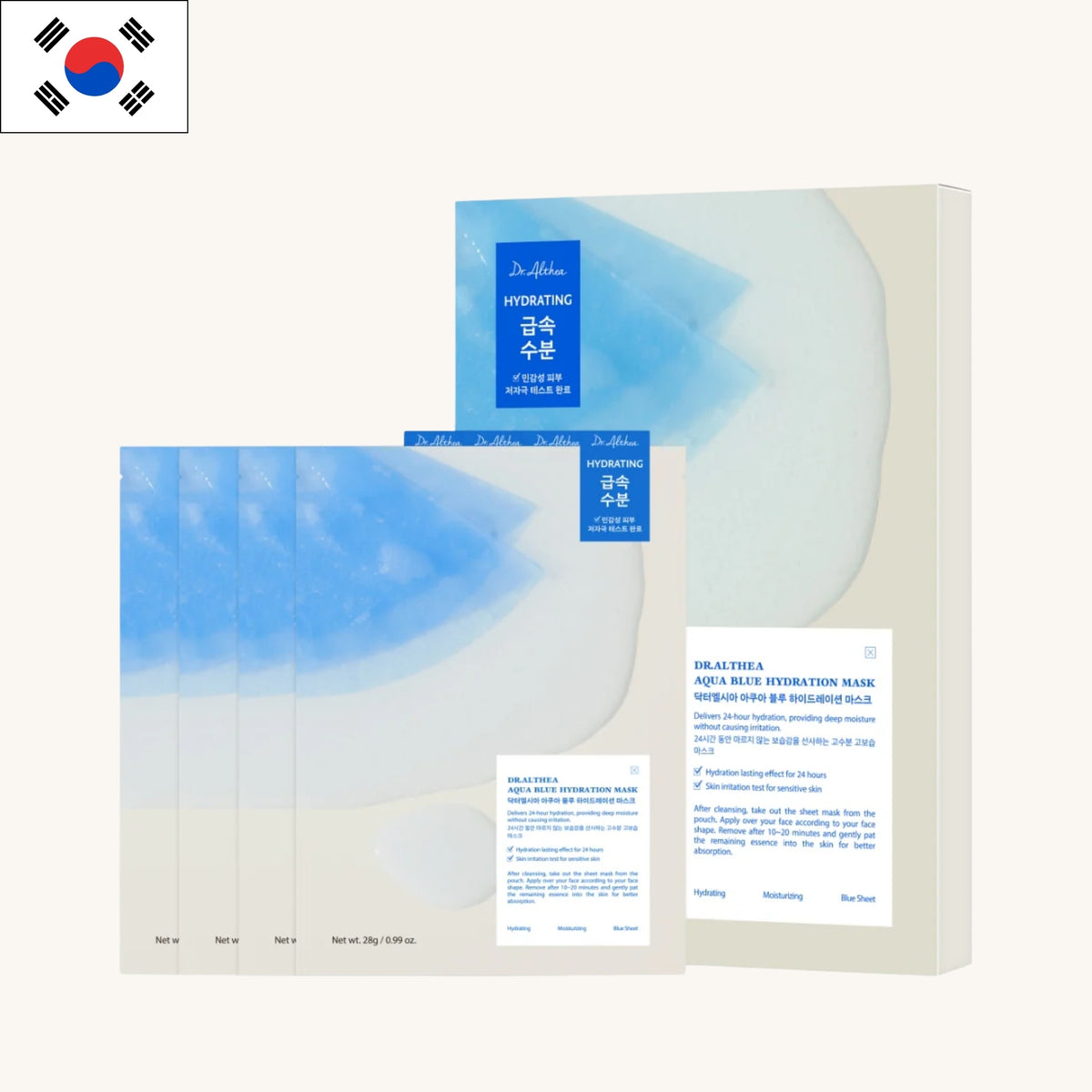 Dr.Althea Aqua Blue Hydration Mask (4pcs)