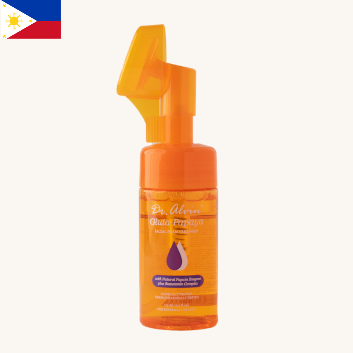Dr. Alvin - Gluta Papaya Facial Foam Cleanser (115ml)