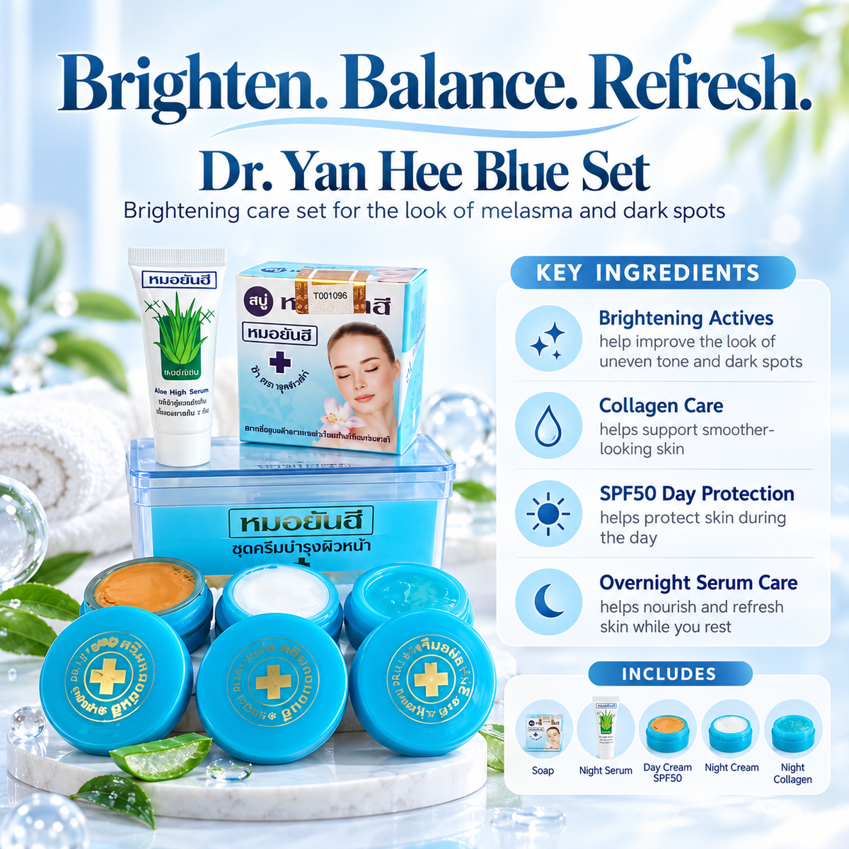 Dr. Yan Hee -  Cream Set (Blue)