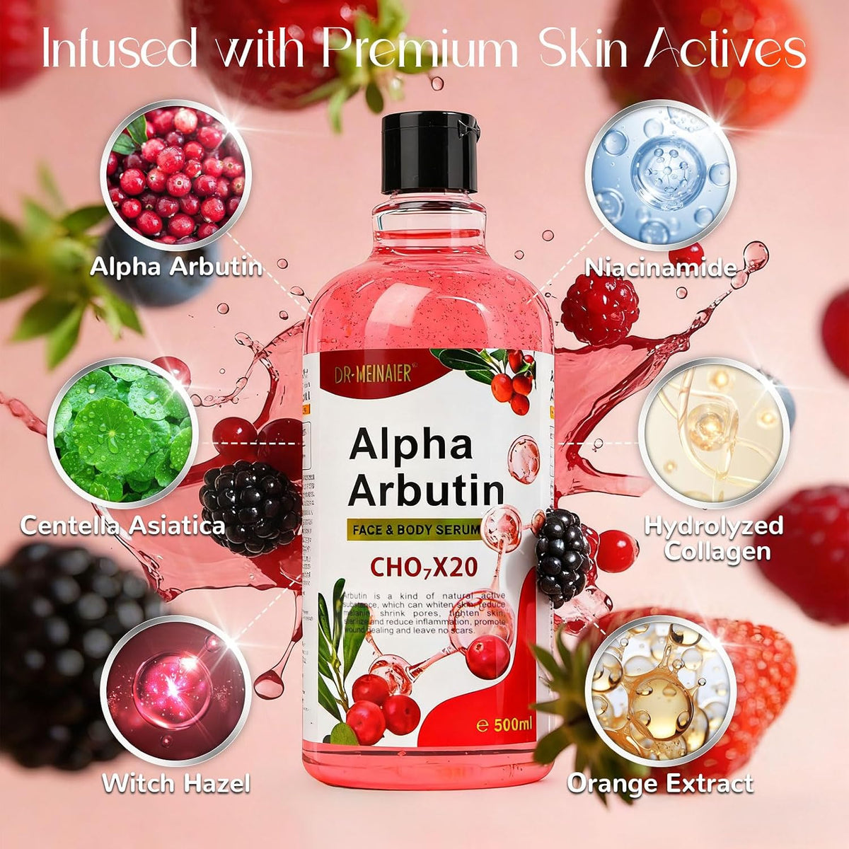 Dr Meinaier - Alpha Arbutin Face and Body Serum (500ml)