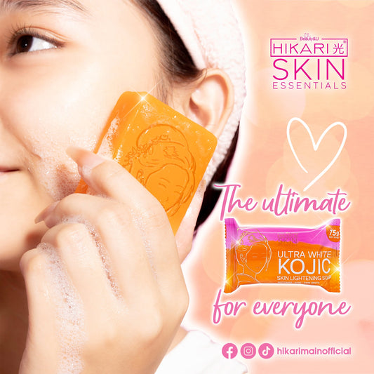 Hikari Skin Essentials - Ultra White Kojic Skin Lightening Soap (75g)