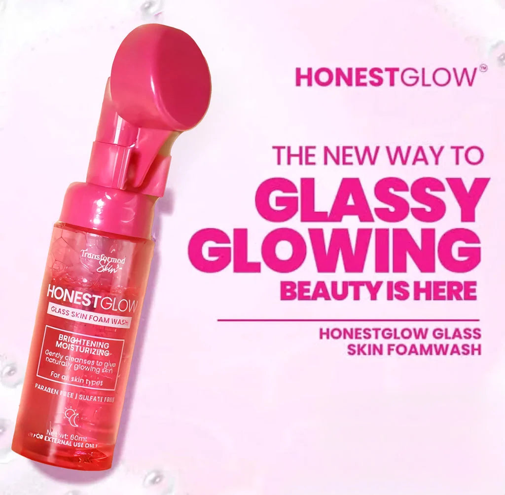 Honest Glow - Glass Skin Foam Wash (60ml)