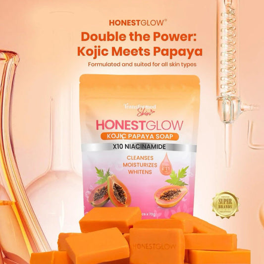 Honest Glow - Kojic Papaya Soap (5x70g)