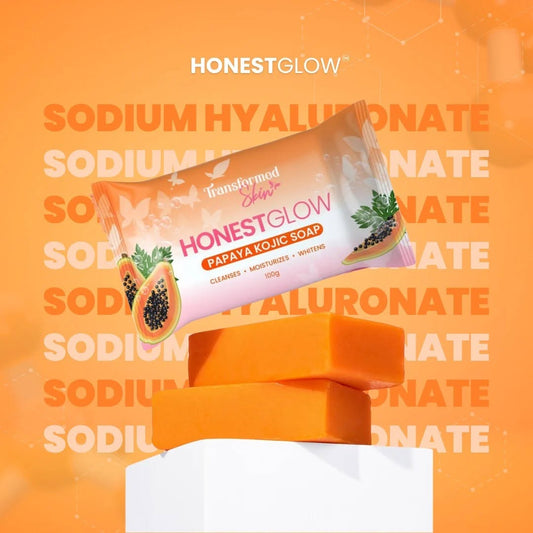 Honest Glow - Papaya Kojic Soap (100g)