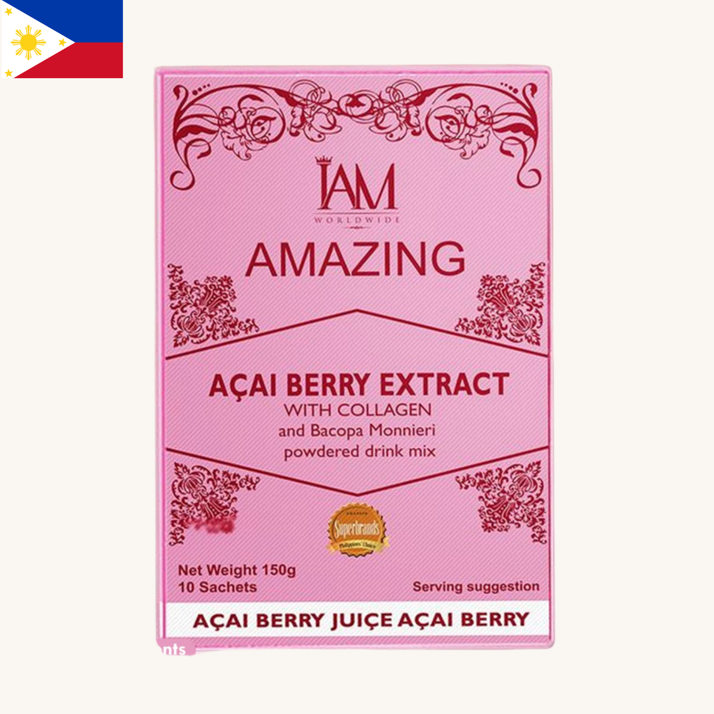IAM - Amazing  Acai Berry Extract 10 Sachets (150g)