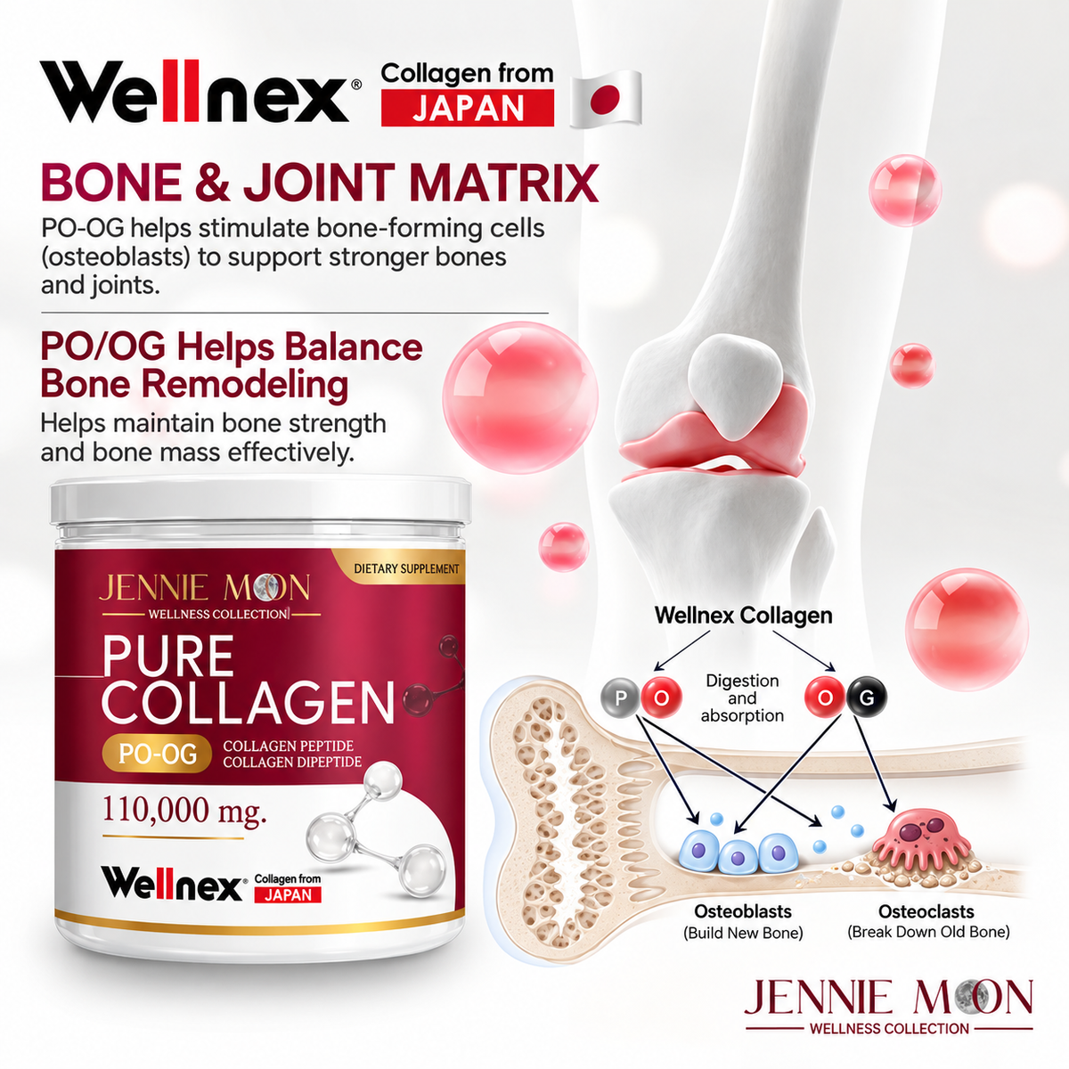 Jennie Moon - Pure Collagen Dietary Supplement Product (110g)