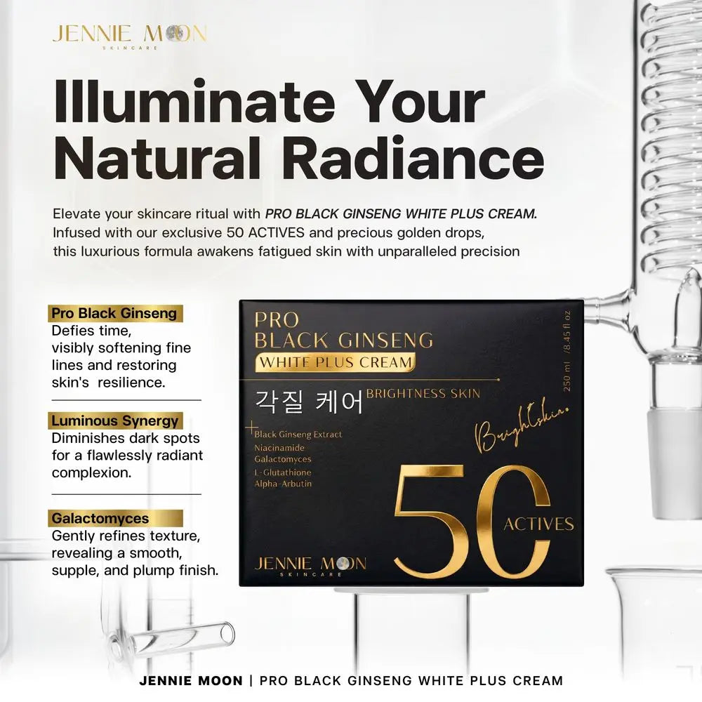 Jennie Moon - 5C Actives Pro Black Ginseng White Plus Cream (250ml)